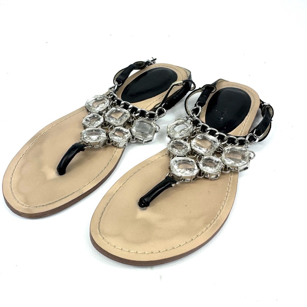 Bcbgeneration Flat Sandal W Large Rhinestones On … - image 2